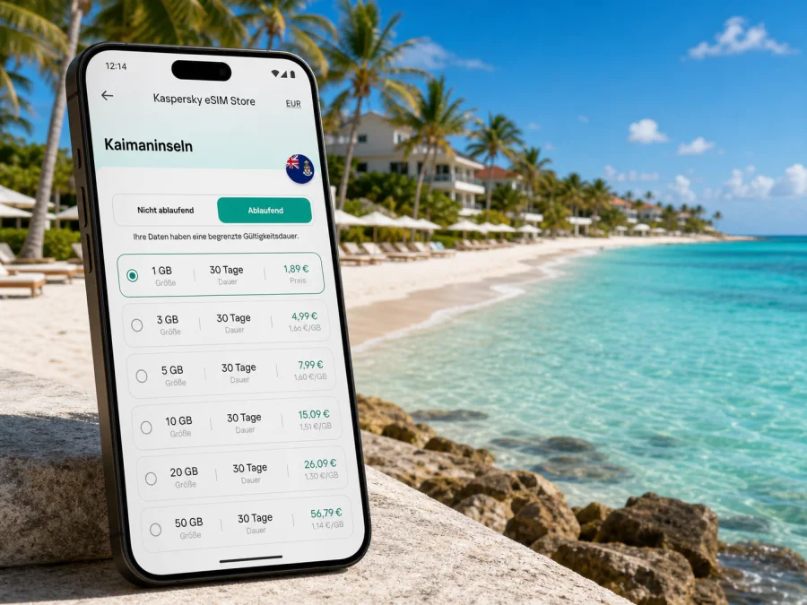Seven Mile Beach eSIM: Internet auf Reisen