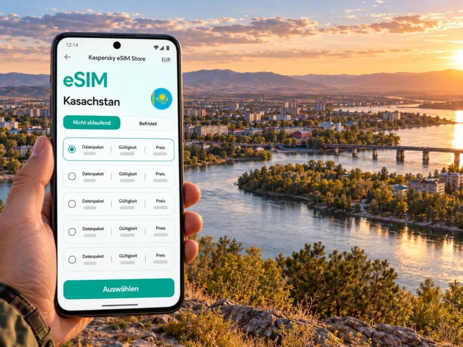 Ust-Kamenogorsk: eSIM für mobiles Internet in Kasachstan