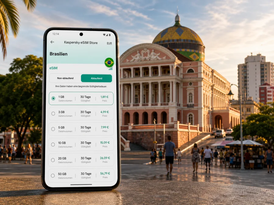 Manaus eSIM: Internet und mobile Verbindung