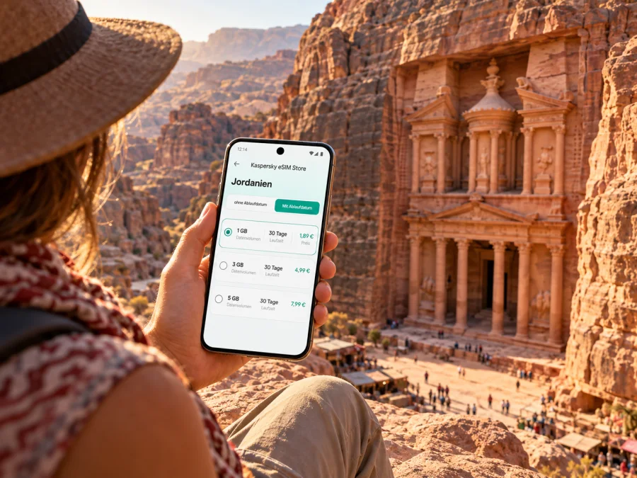 Wadi Musa eSIM: mobiles Internet für Petra