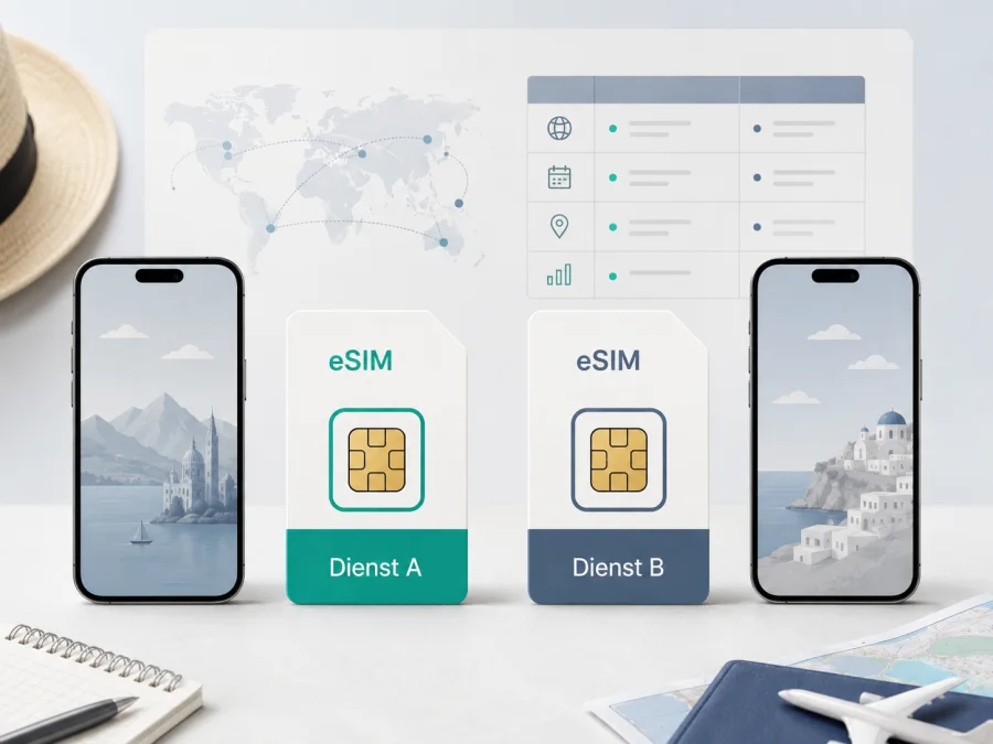 Kaspersky eSIM Store vs. Saily: Vergleich