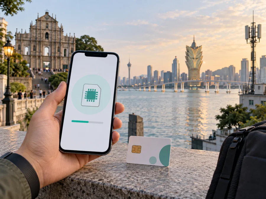 China Telecom eSIM in Macao: Aktivierung prüfen