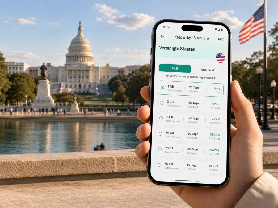 Washington DC eSIM: Internet für Ihre Reise