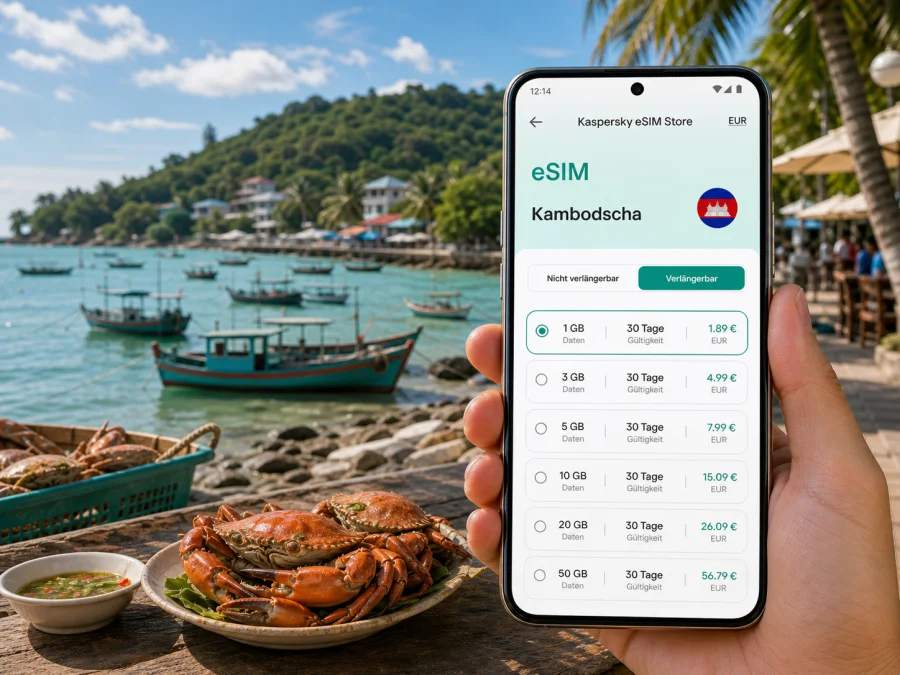 eSIM für Kep: mobiles Internet in Kambodscha