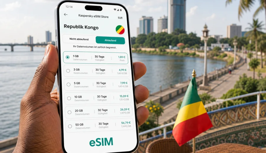 eSIM Republik Kongo: mobiles Internet auf Reisen
