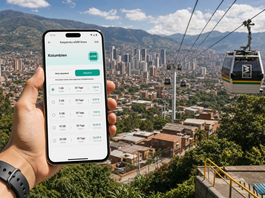 Medellin eSIM: mobiles Internet auf Reisen