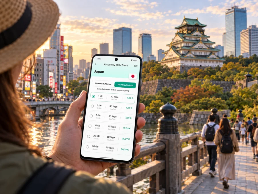 Osaka eSIM: Mobiles Internet für Ihre Reise