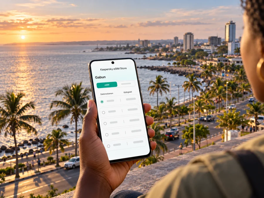 Libreville: eSIM für mobiles Internet in Gabun