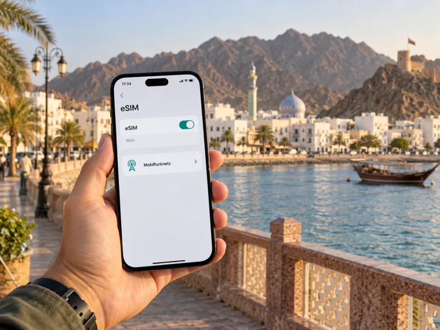 Vodafone eSIM im Oman: Was Reisende prüfen sollten