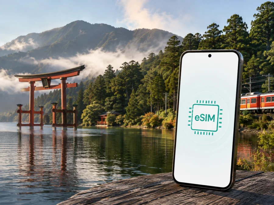 eSIM für Hakone: mobiles Internet in Japan