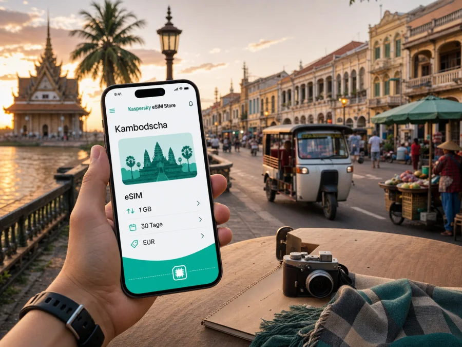 Battambang eSIM: Internet und Verbindung