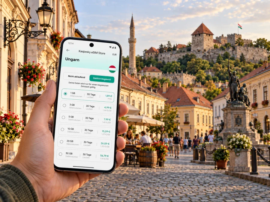 Eger eSIM: mobiles Internet für Ihre Reise