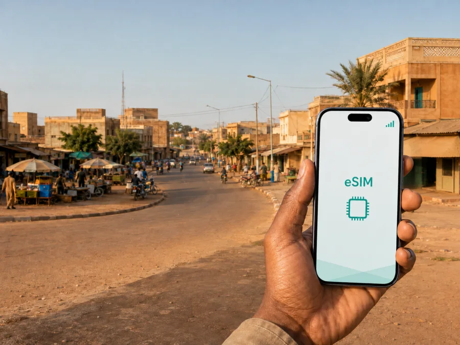 Diffa eSIM: Mobiles Internet im Niger