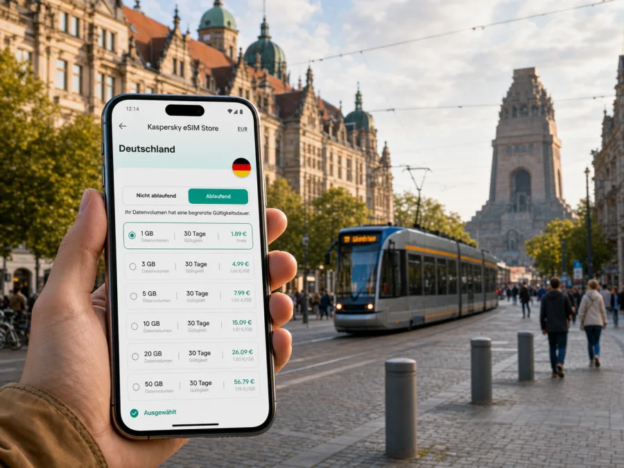 Leipzig eSIM: mobiles Internet für die Reise