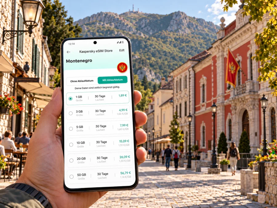 eSIM für Cetinje: mobiles Internet in Montenegro
