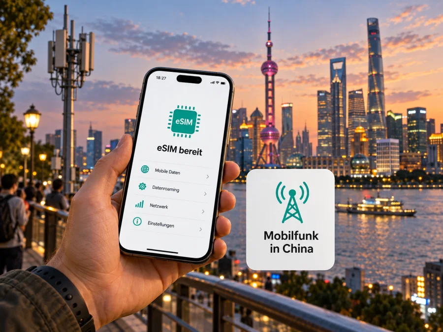 China Telecom eSIM in China: Hinweise für Reisende