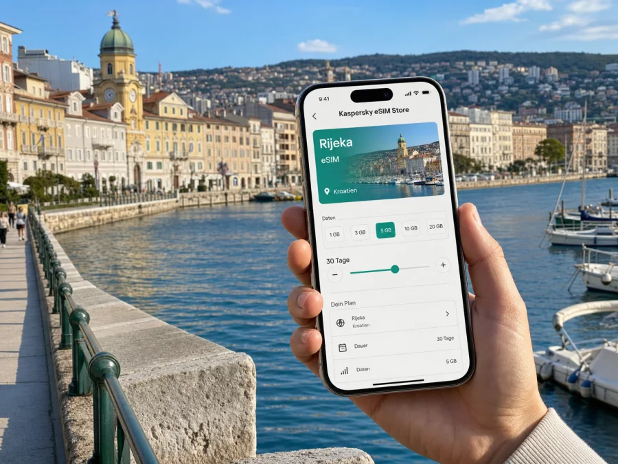 Rijeka eSIM: Internet und mobile Verbindung