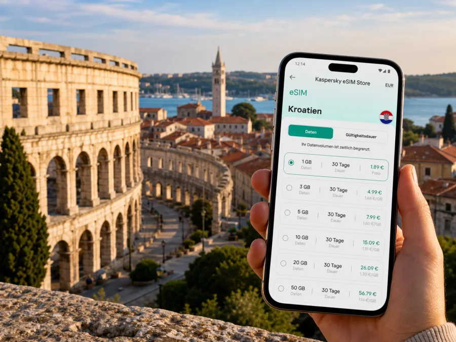 eSIM Pula: Internet für Ihre Kroatien-Reise