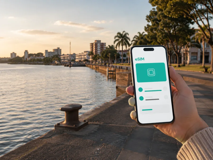 eSIM für Salto: mobiles Internet in Uruguay