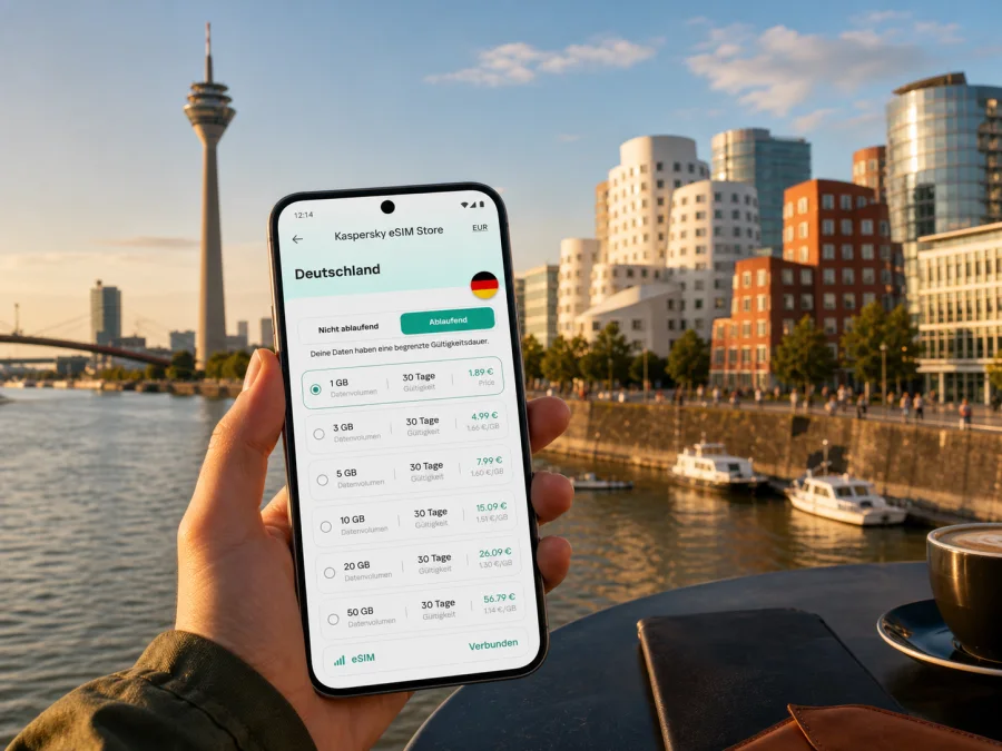 eSIM Düsseldorf: Internet für Ihre Reise