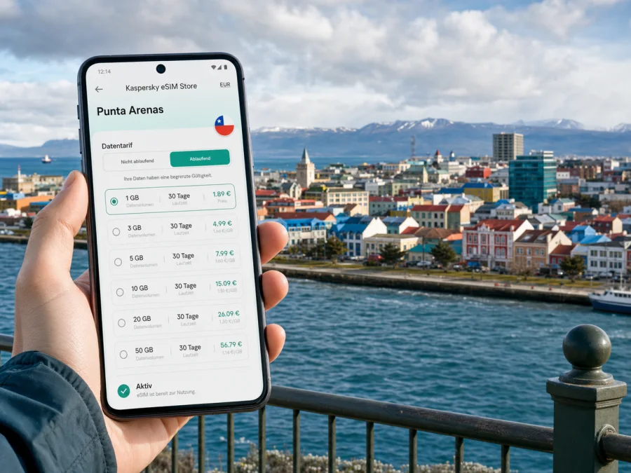 Punta Arenas eSIM: Internet und mobile Verbindung