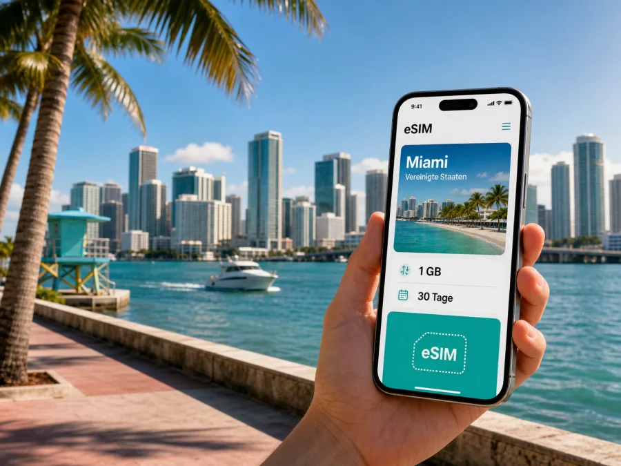 Miami eSIM: Internet und mobile Verbindung