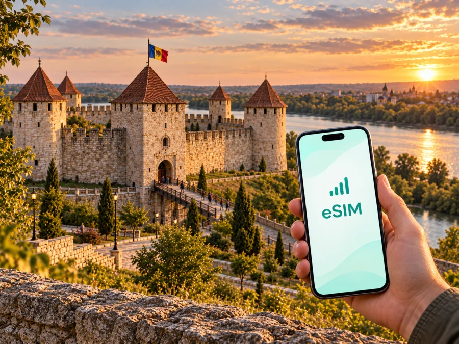 eSIM für Bender: Mobiles Internet in Moldawien