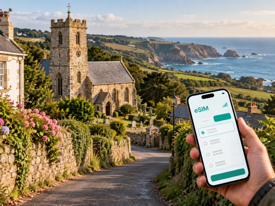 St. John auf Jersey: eSIM für mobiles Internet