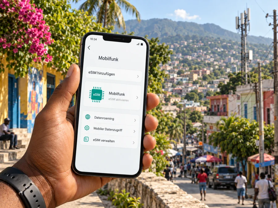 Digicel eSIM in Haiti: Aktivierung für Reisende