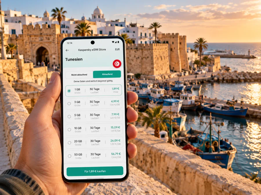 Mahdia: eSIM für Internet und mobile Daten