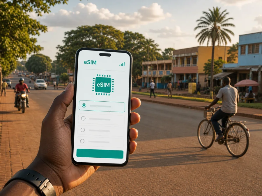 eSIM für Gulu: mobiles Internet unterwegs