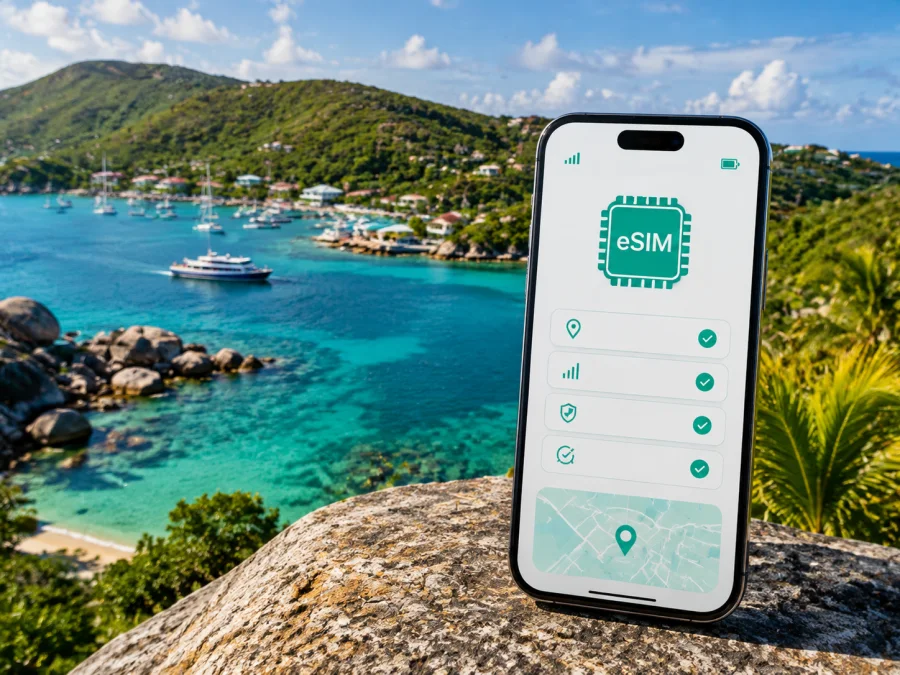 eSIM für Virgin Gorda: mobiles Internet auf Reisen