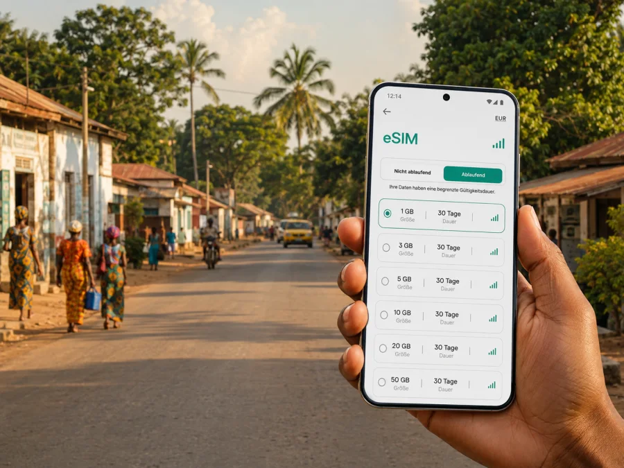 eSIM für Quinhamel: Mobiles Internet in Guinea-Bissau