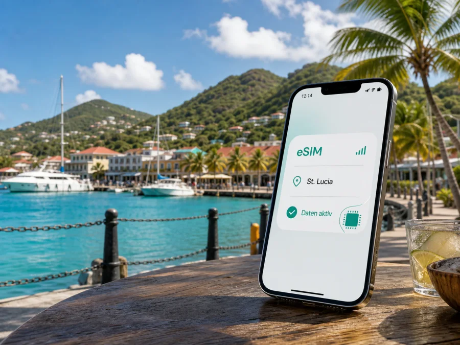 eSIM für Gros Islet: Mobiles Internet unterwegs