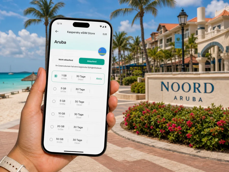 Noord eSIM: mobiles Internet in Aruba