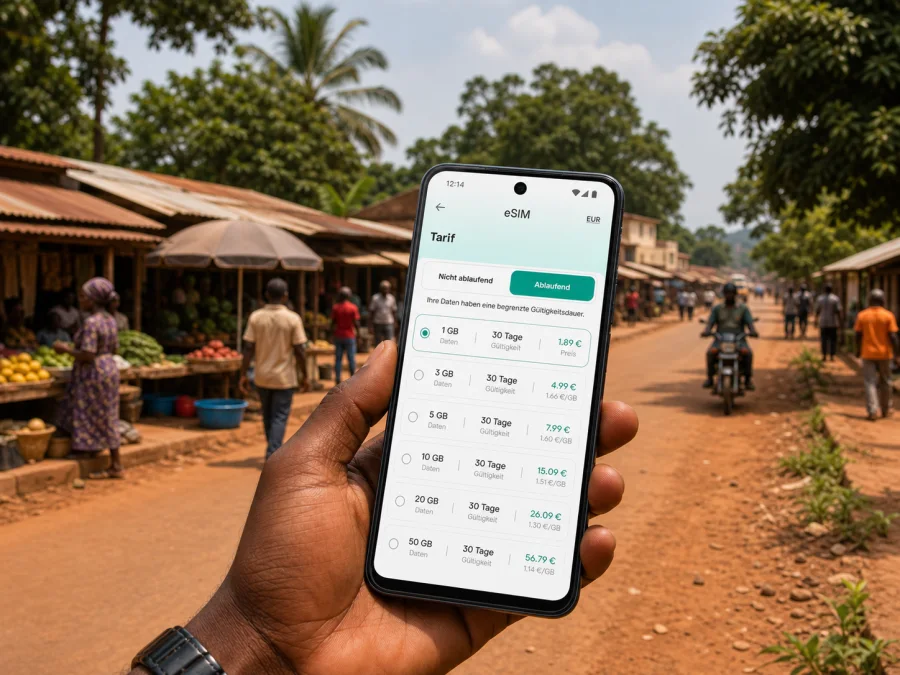 Mbaiki eSIM: mobile Verbindung und Internet