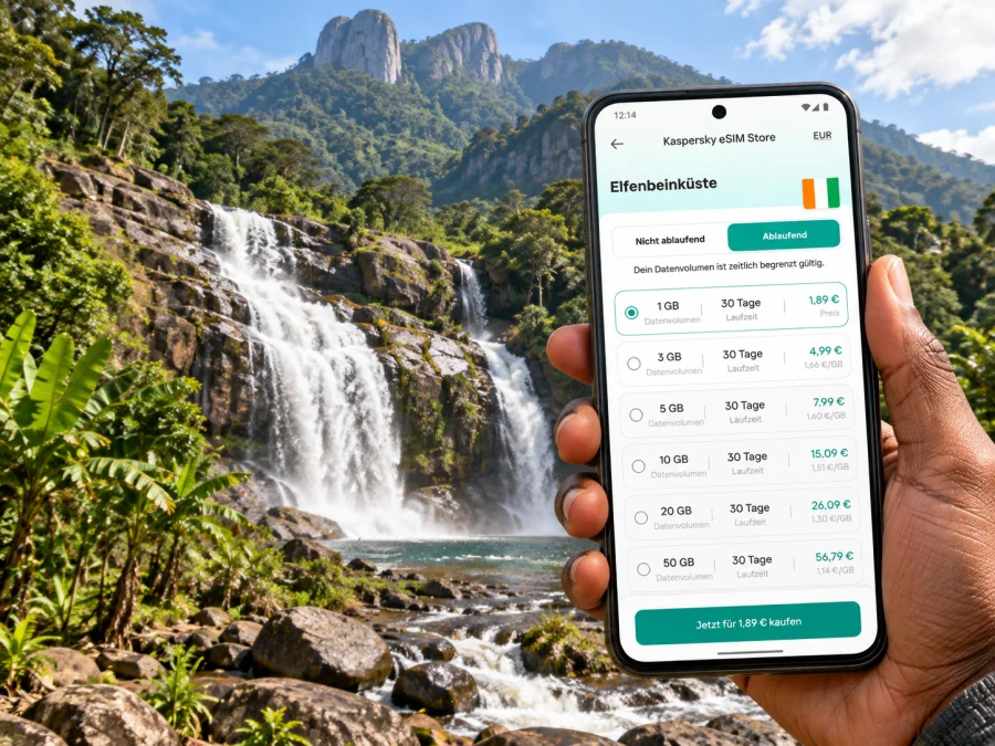 Man eSIM: Mobiles Internet in der Elfenbeinküste