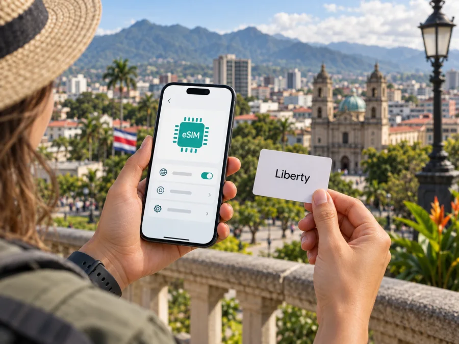 Liberty eSIM in Costa Rica: Was Reisende prüfen