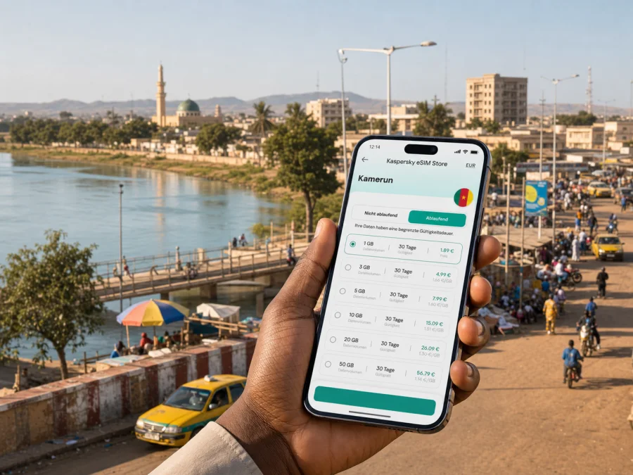 Garoua eSIM: Internet und mobile Verbindung