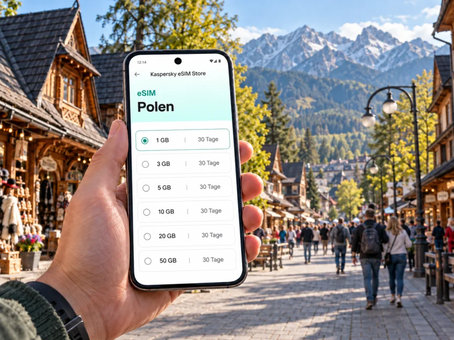 Zakopane eSIM: Internet für Ihre Reise nach Polen