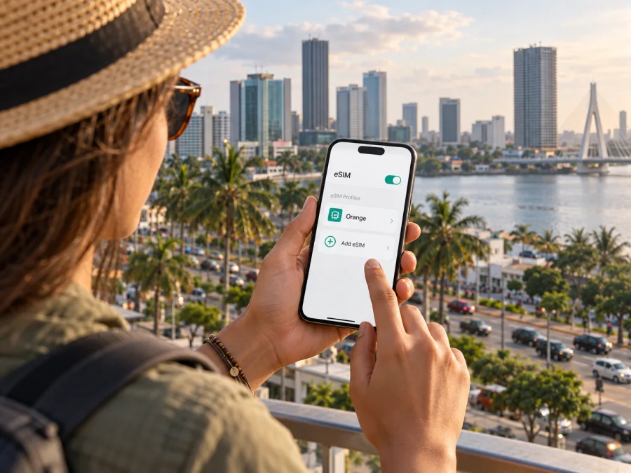 Orange eSIM in der Elfenbeinküste: Aktivierung & Reise