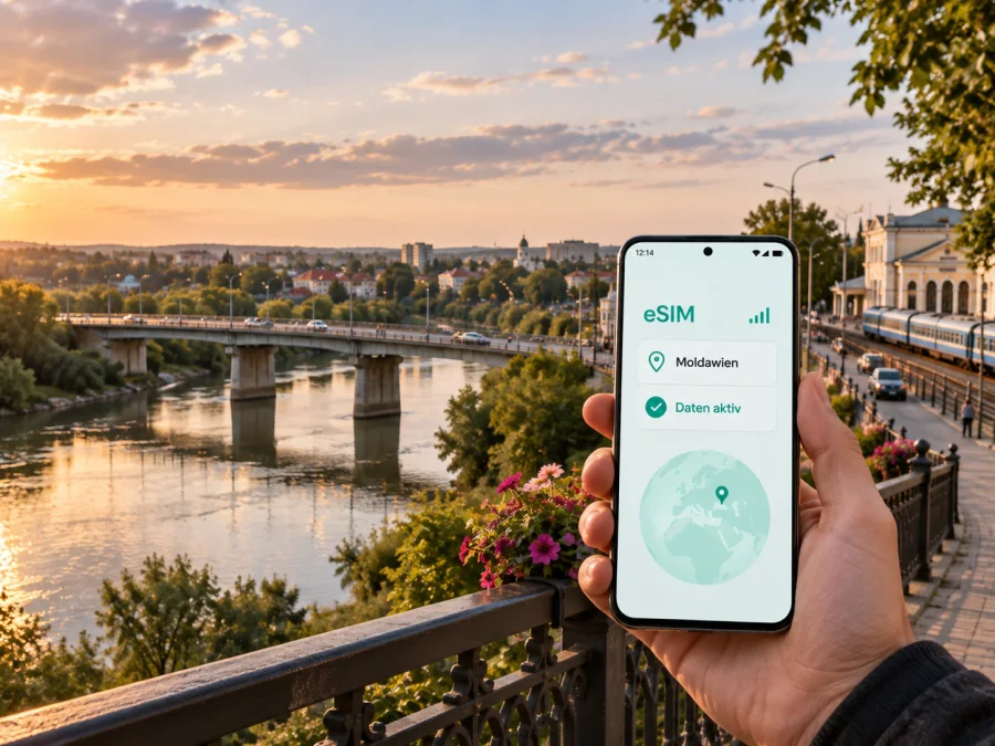 eSIM für Ungheni: Mobiles Internet in Moldawien