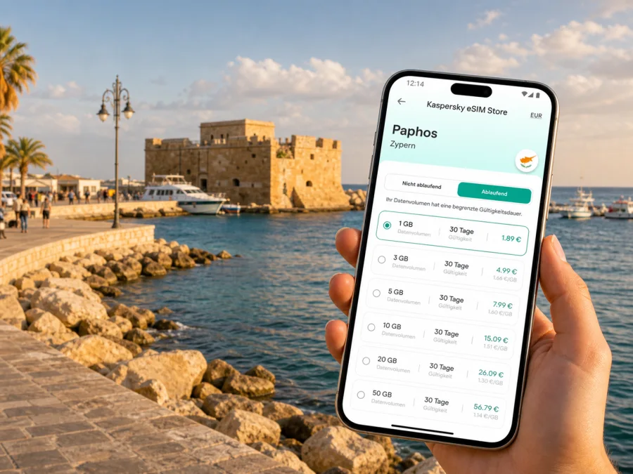 Paphos eSIM: Internet und mobile Verbindung