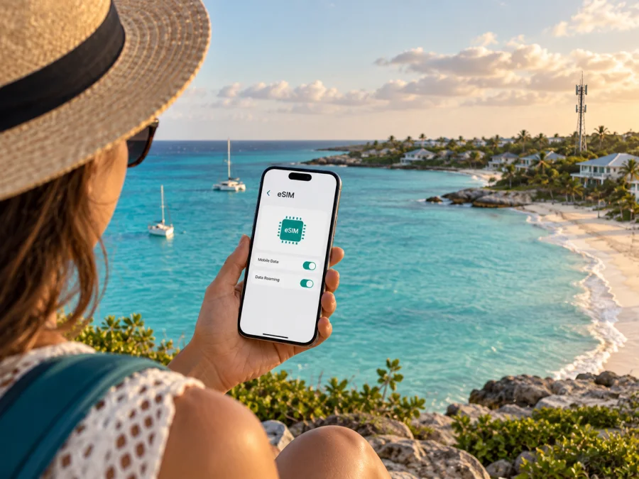FLOW eSIM auf den Turks- und Caicosinseln: Was prüfen?