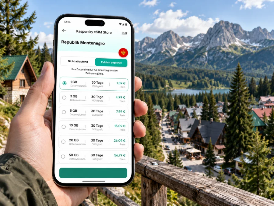 eSIM in Zabljak: Internet in der Republik Montenegro