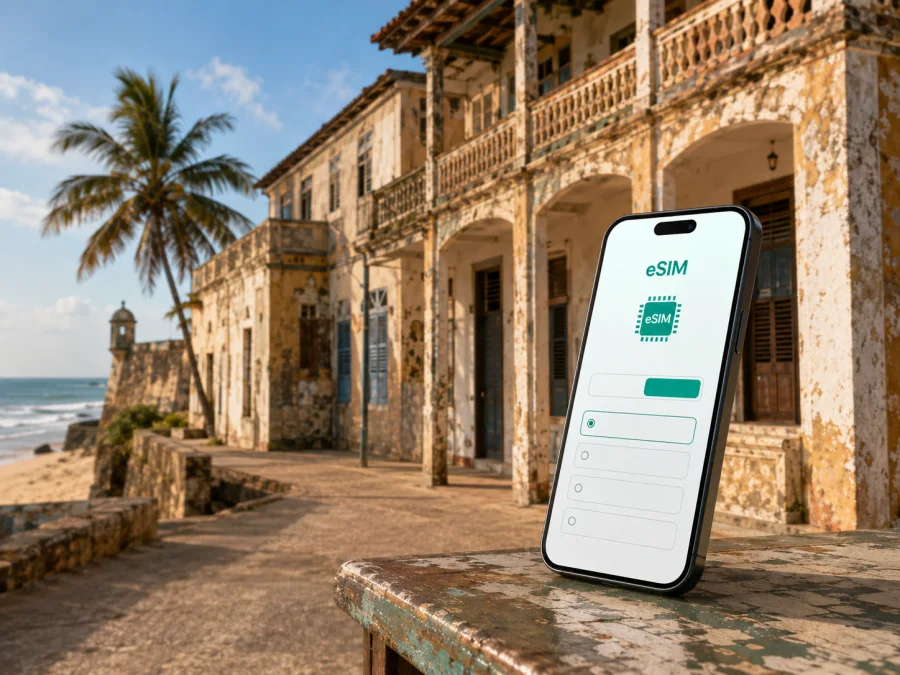 Grand-Bassam eSIM: Mobiles Internet auf Reisen