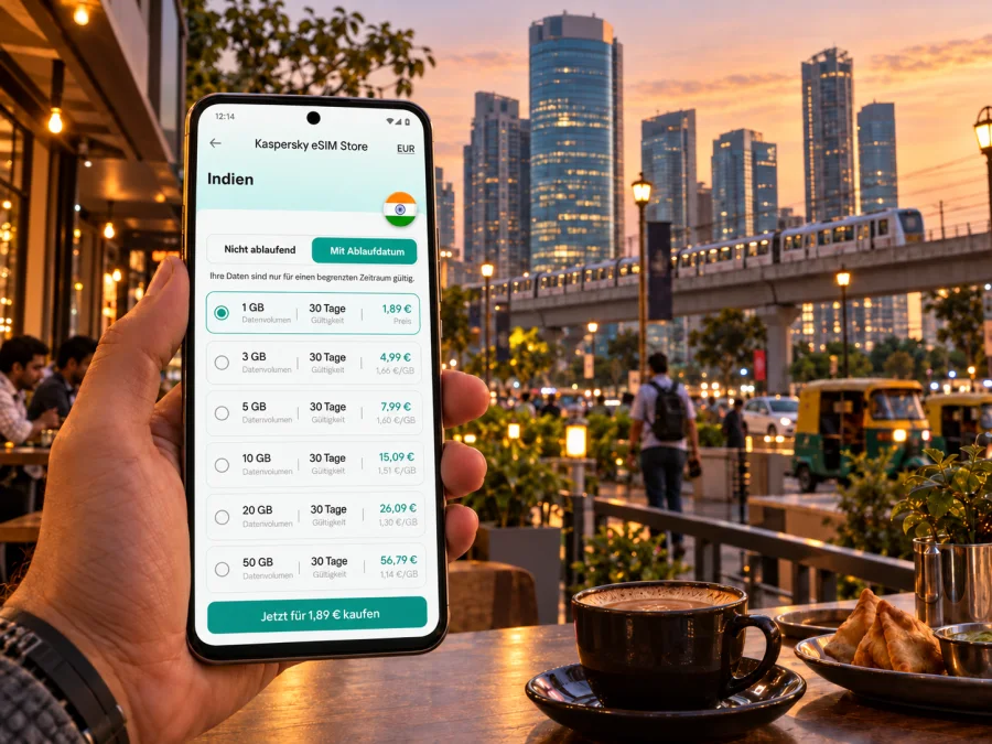 Noida eSIM: mobiles Internet für Ihre Reise