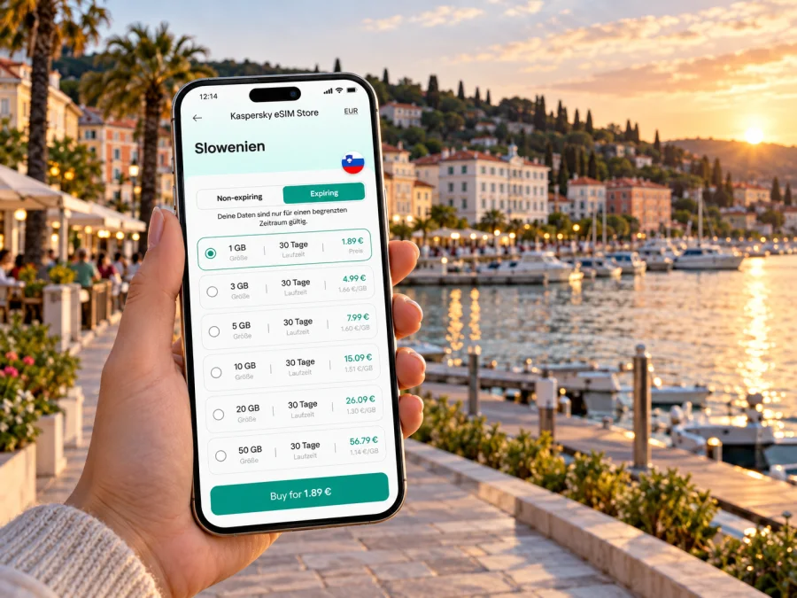 Portorož eSIM: Mobiles Internet in Slowenien