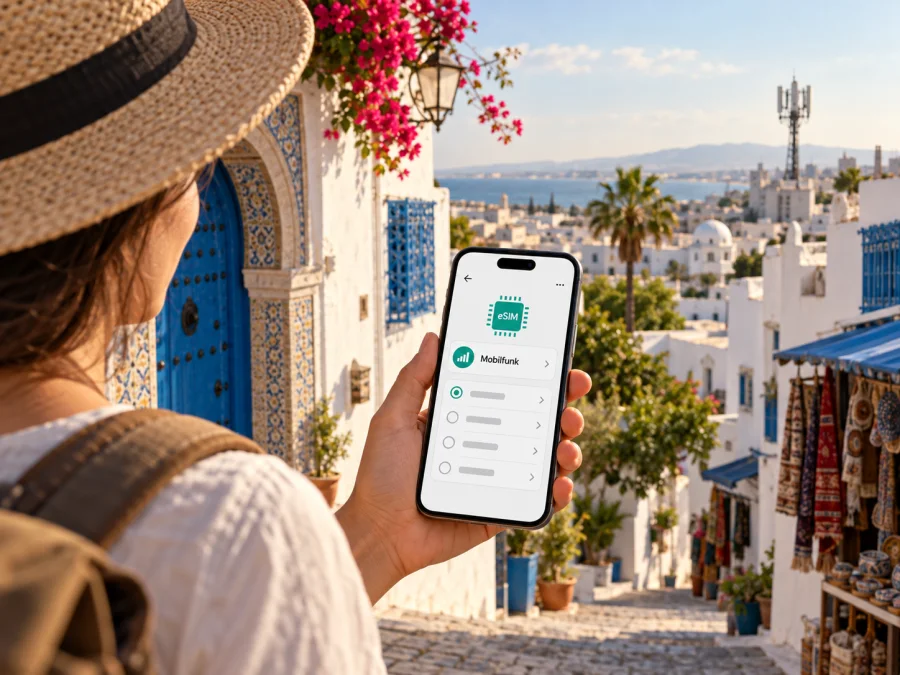 Ooredoo eSIM in Tunesien: Aktivierung & Reise