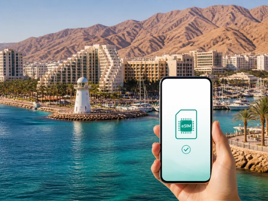 Eilat eSIM: Mobiles Internet für Ihre Reise